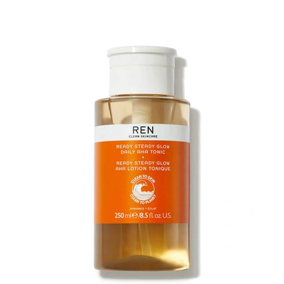 Shop Ren Clean Skincare Ready Steady Glow Daily Aha Tonic (8.5 Fl. Oz. - $50 Value)