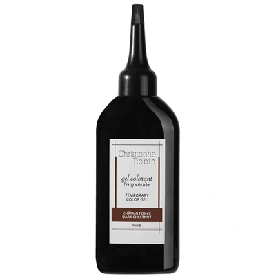 Christophe Robin Temporary Color Gel Dark Chestnut, 100ml - One Size