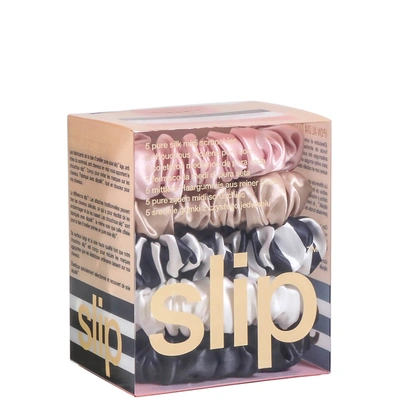 Shop Slip Pure Silk 5-pack Midi Scrunchies - Multi (5 Piece)