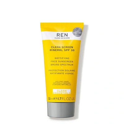 Shop Ren Clean Skincare Clean Screen Mineral Spf 30 (1.7 Fl. Oz.)