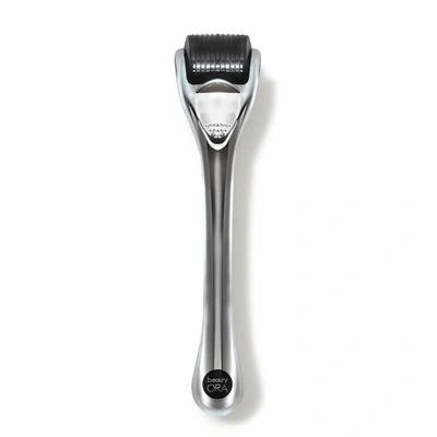 Beauty Ora Deluxe Microneedle Dermal Roller System 0.25mm - Silver/black (1 Piece) In Silver/black