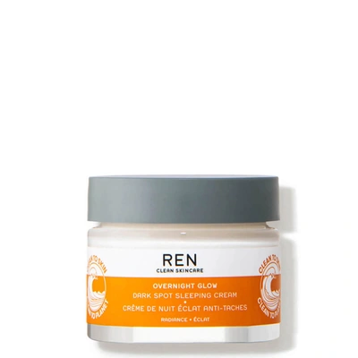 Shop Ren Clean Skincare Overnight Glow Dark Spot Sleeping Cream (1.7 Fl. Oz.)