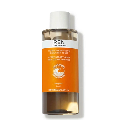 Shop Ren Clean Skincare Ready Steady Glow Daily Aha Tonic Trial Size (3.3 Fl. Oz.)