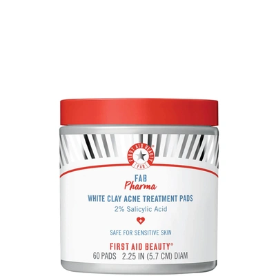 Shop First Aid Beauty Fab Pharma White Clay Acne Treatment Pads 2 Salicylic Acid (60 Count)