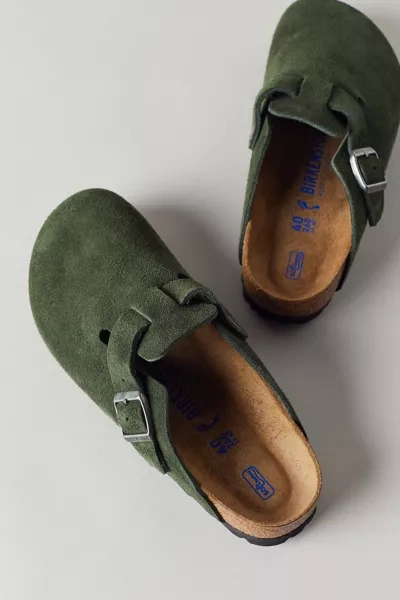 Birkenstock Boston Soft Footbed Clog In Green | ModeSens