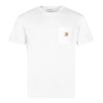 Shop Carhartt Pocket T-shirt In White