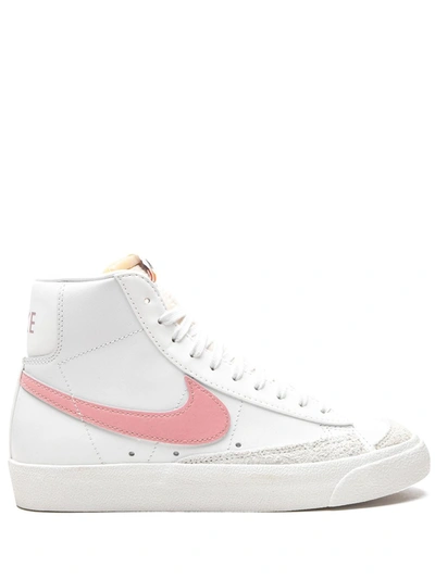 Shop Nike Blazer Mid 77 "sunset Pulse" Sneakers In White