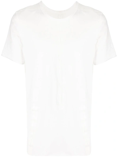 Shop Isaac Sellam Experience Tape-detail Cotton T-shirt In Weiss