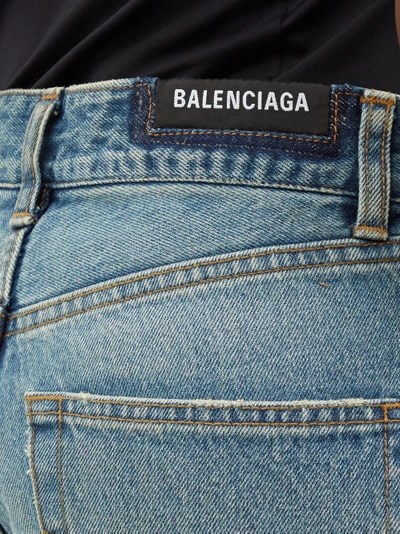 Brutaal minstens De neiging hebben Balenciaga High-rise Straight-leg Jeans In Blue | ModeSens