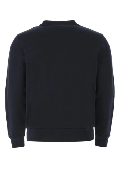 Shop Moncler Midnight Blue Cotton Sweatshirt  Nd  Uomo S