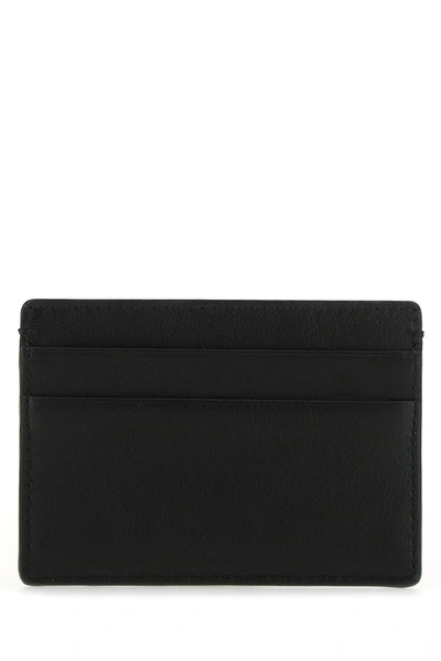 Shop Versace Black Leather La Medusa Card Holder  Nd  Uomo Tu