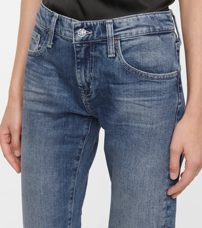 Ag Ex Boyfriend Stretch-cotton Jeans In Blue