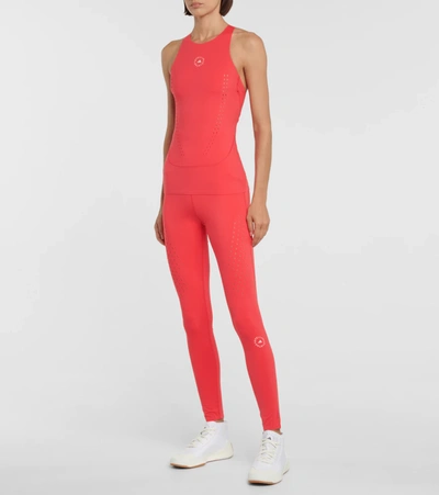 Shop Adidas By Stella Mccartney Truepace High-rise Leggings In Pink