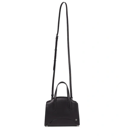 Loro Piana Sesia Micro Leather Tote In Black