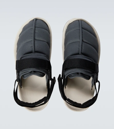 Shop Reebok Beatnik Canvas Sandals In Grey
