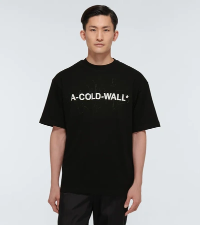 Shop A-cold-wall* Short-sleeved Logo T-shirt In Black