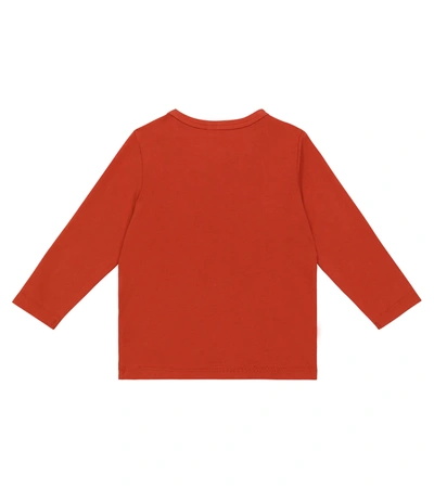 Shop Stella Mccartney Baby Printed Cotton Jersey T-shirt In Red