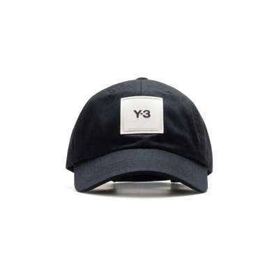 Shop Adidas Originals Y-3 Square Logo Cap (black)