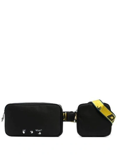 Shop Off-white Banana Bag With Printed Logo In Black