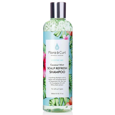 Shop Flora & Curl Coconut Mint Scalp Refresh Shampoo 300ml