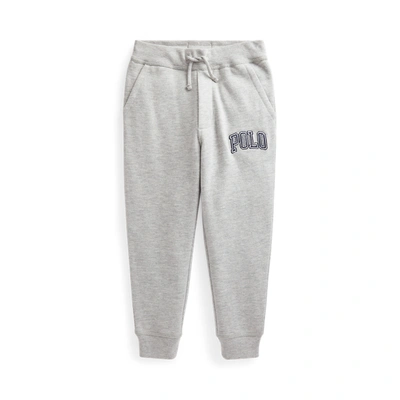 Shop Polo Ralph Lauren Logo Fleece Jogger Pant In Andover Heather