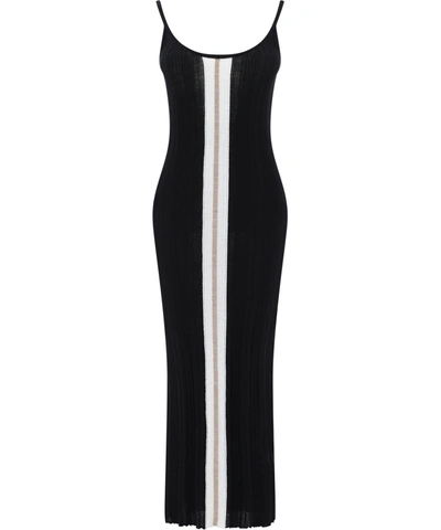 Shop Palm Angels Bodycon Rib In Black