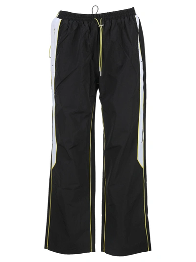 Shop Y/project Logo Tape Drawstring Track Pants In Black