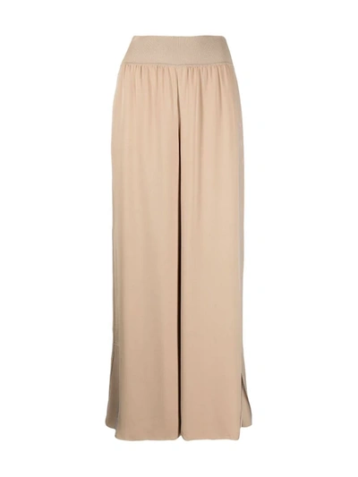 Theory Palazzo Trousers In Soft Camel Color In Beige | ModeSens