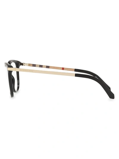 Shop Burberry Women's 54mm Cat Eye Optical Glasses In Black