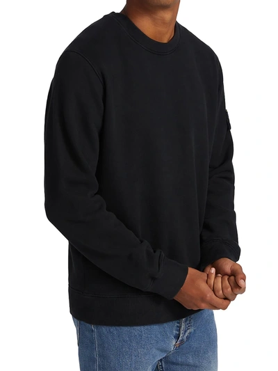 Shop Stone Island Core Fleece Sweatshirt In Sage