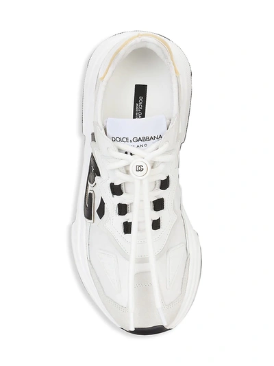 Shop Dolce & Gabbana Women's Low-top Sneakers In Bianco