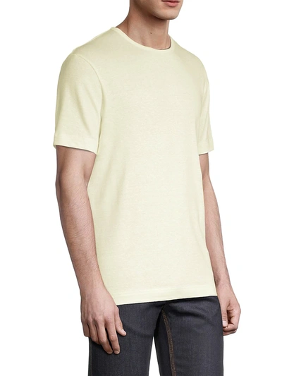 Shop Theory Keen Linen T-shirt In Ivory