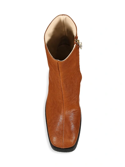 Shop Brother Vellies Women's Empire Leather Platform Boots In Whiskey