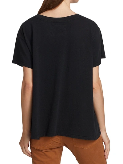 Shop Nili Lotan Women's Brady Cotton T-shirt In Washed Black
