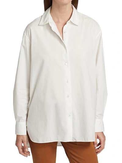 Shop Nili Lotan Women's Yorke Button Down Shirt In White