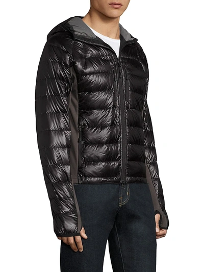 Shop Canada Goose Hybridge Down-fill Jacket In Black Graphite