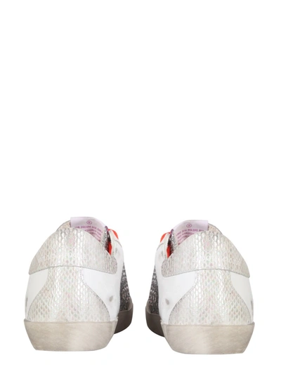 Shop Golden Goose Superstar Sneakers In Silver