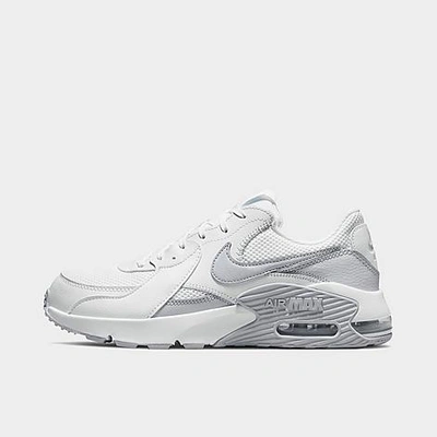 Shop Nike Men's Air Max Excee Casual Shoes In Pure Platinum/pure Platinum/white