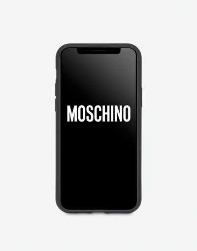 Shop Moschino Iphone 12 Pro Max Painting Cover In Black
