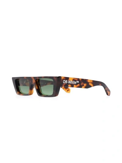 Shop Off-white Marfa Rectangular-frame Sunglasses In Black