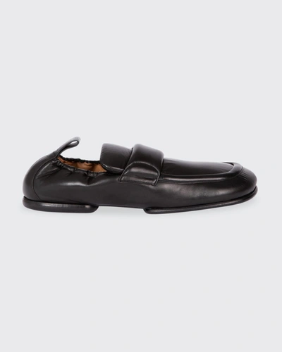 Shop Dries Van Noten Men's Napa Penny Loafers In 900 Black