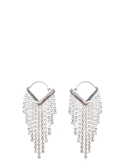 Shop Isabel Marant Melting Earrings In Silver