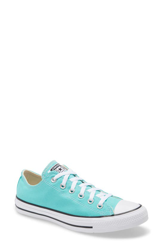 electric aqua converse