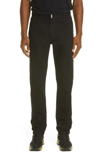 Shop Givenchy Slim Fit Stretch Jeans In Black