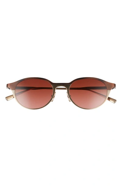 Shop Salt Torres 48mm Polarized Sunglasses In Copper/ Antique Gold/ Crimson