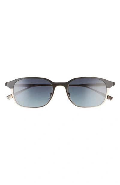 Shop Salt Wister 50mm Polarized Sunglasses In Black Sand/ Silver/ Denim