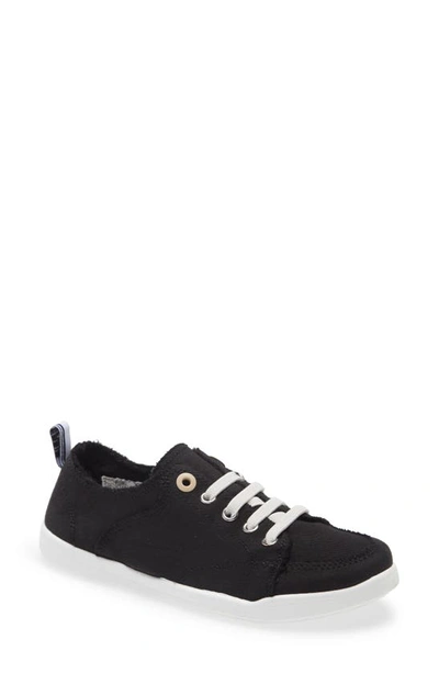 Shop Vionic Beach Collection Pismo Lace-up Sneaker In Black Fabric