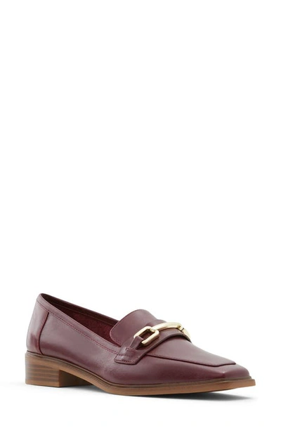 Shop Aldo Wiciclyaflex Bit Loafer In Bordo Leather