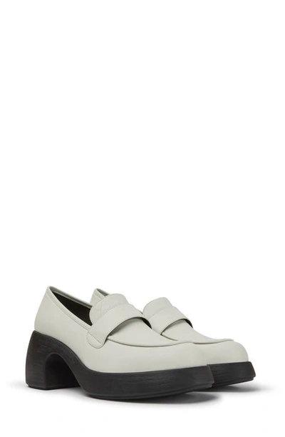Shop Camper Thelma Penny Loafer In White Natural