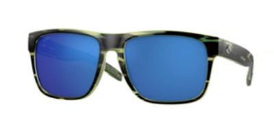 Shop Costa Del Mar Spearo Xl Blue Mirror 580g Rectangular Mens Sunglasses 06s9013 901308 59